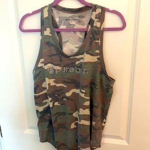 Pure Barre Burnout Camo Tank